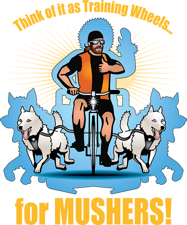 Training Wheels For Mushers And Woofdriver's Training - Wheel Stuck In The Middle (600x722)