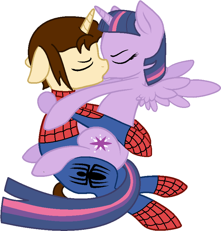 Redmagepony, Crossover, Crossover Shipping, Female, - Cartoon (850x850)