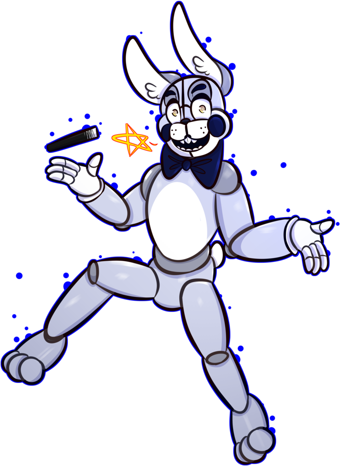 Magic Rabbit By Hedgiemuffins - Cartoon (800x998)