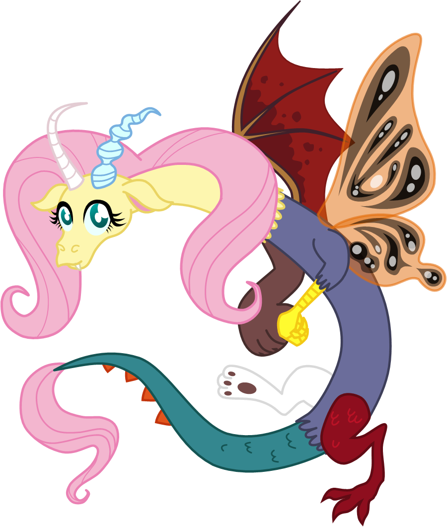 Fluttershy Pinkie Pie Rarity Applejack Fictional Character - My Little Pony Fluttershy Draconequus (900x1061)