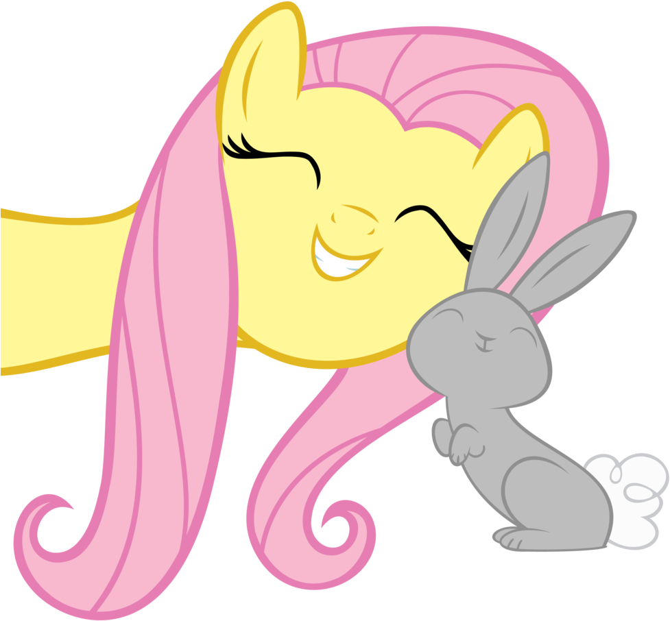 Datnaro, Cute, Eyes Closed, Fluttershy, Nuzzling, Pony, - Fluttershy (1024x1024)