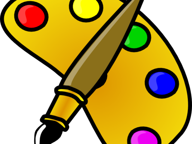 Art Cliparts Transparent - Christmas Card For An Artist Card (640x480)