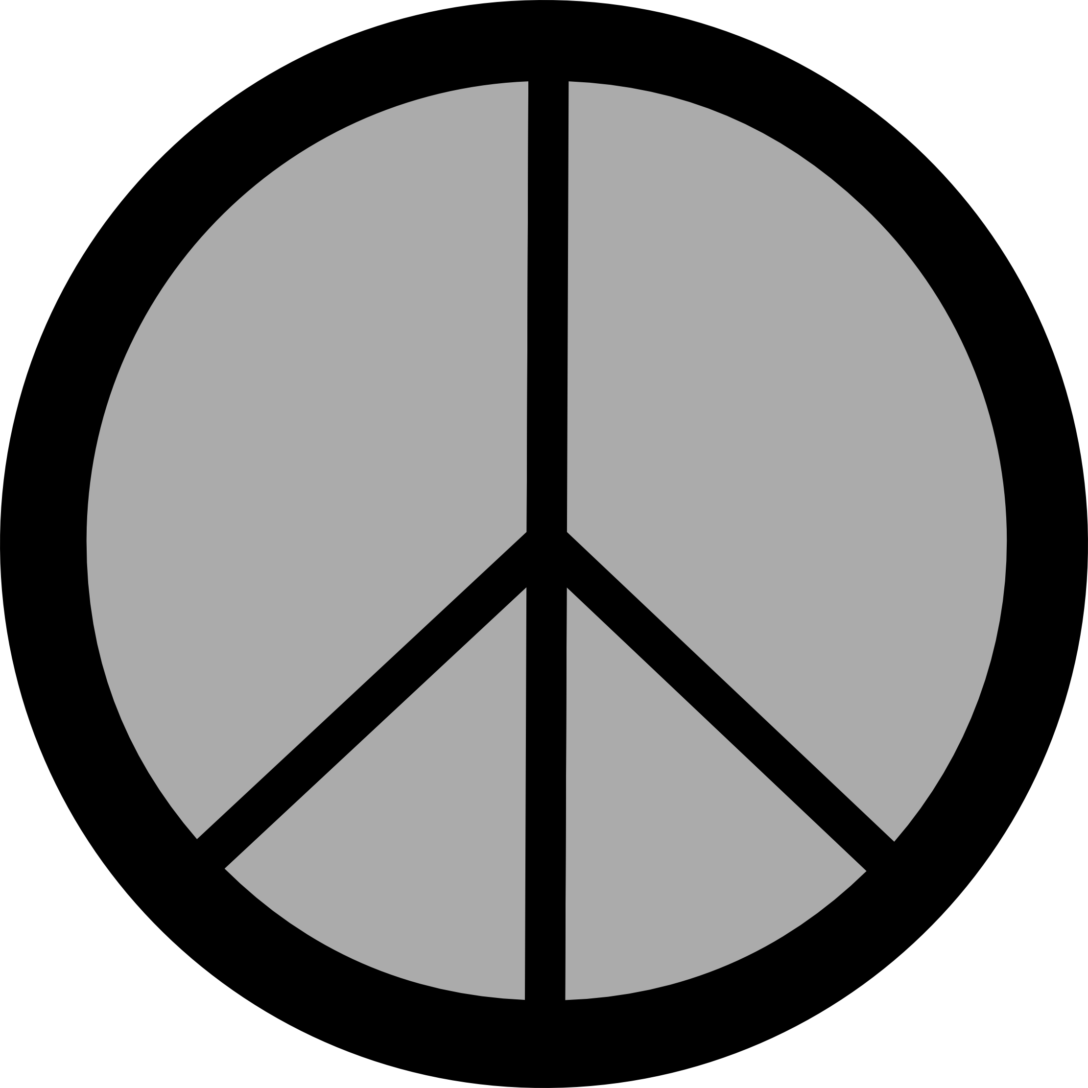 Images For > Aa Symbol Clip Art - Peace Symbols (2222x2222)