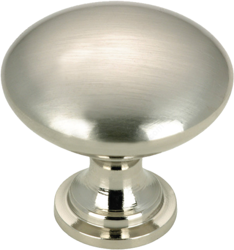 Metal Knob - Richelieu Mushroom Knob; Brushed Nickel (900x900)