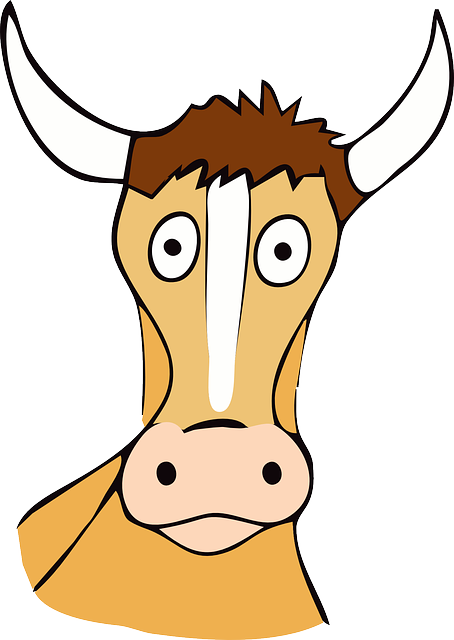 Surprised Cow, Animal, Mammal, Bull, Surprised - Bullsh: Or, That Bloody Cow (454x640)