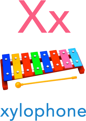 Baby Abc Flashcard - Halilit 8-note Glockenspiel Musical Instrument (400x600)