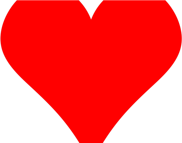 Shape Clipart Red - Love Heart (640x480)