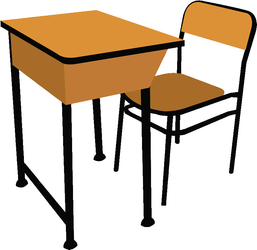 Furniture Clipart Classroom Desk - School Desk Clipart (900x861)