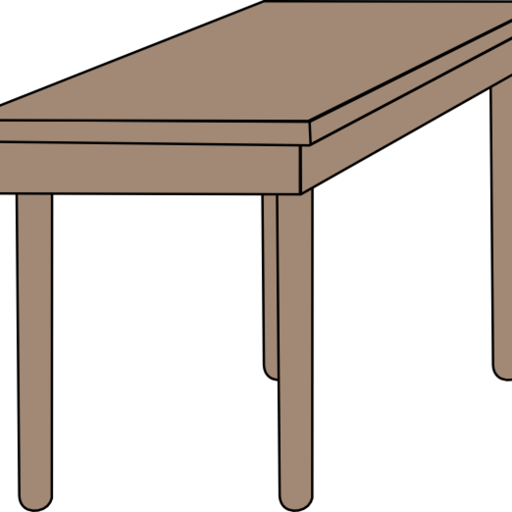Table Clipart Student Desk Clip Art At Clker Vector - Stock.xchng (1024x1024)