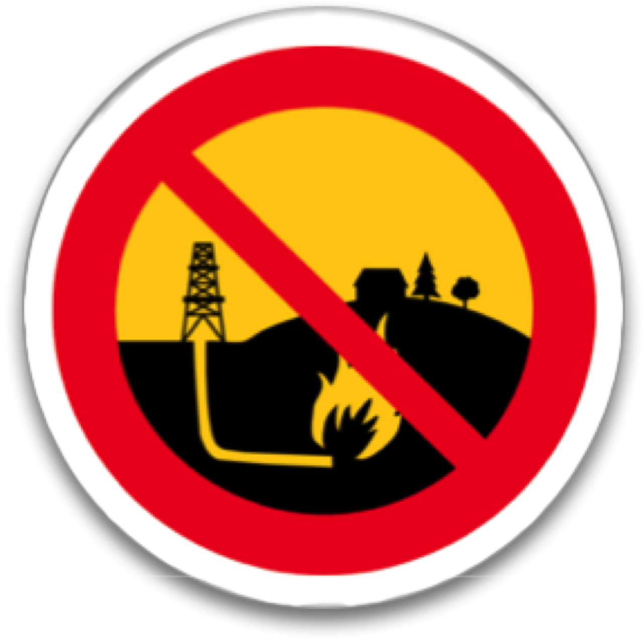 Nofracking Button Image - No Fracking (1280x1272)