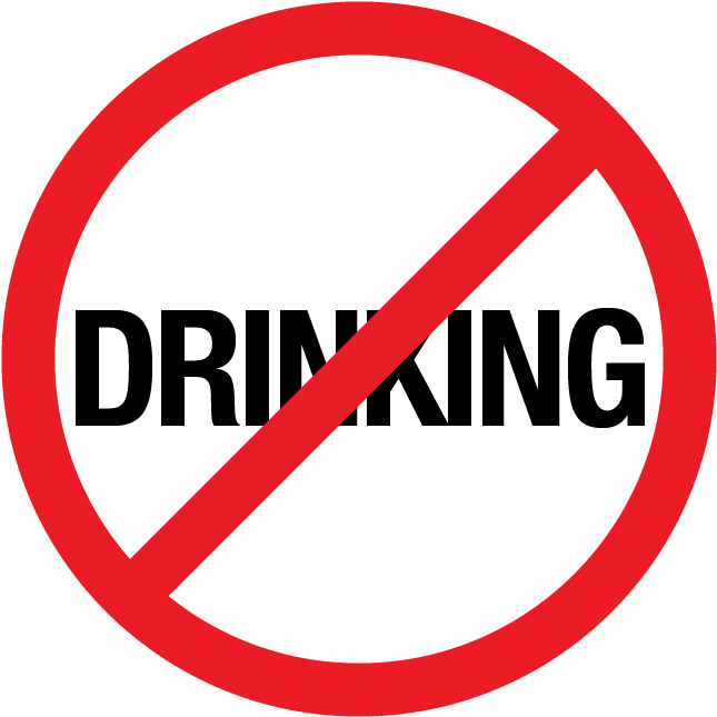 Drinking When You Shouldn't - No To Alcohol Transparent (1224x1224)