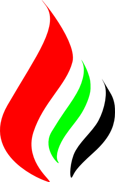 This Free Clip Arts Design Of Gas Flame Logo - Clip Art (378x594)