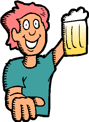 Beer Clipart Images - Drink Beer Clip Art (309x417)