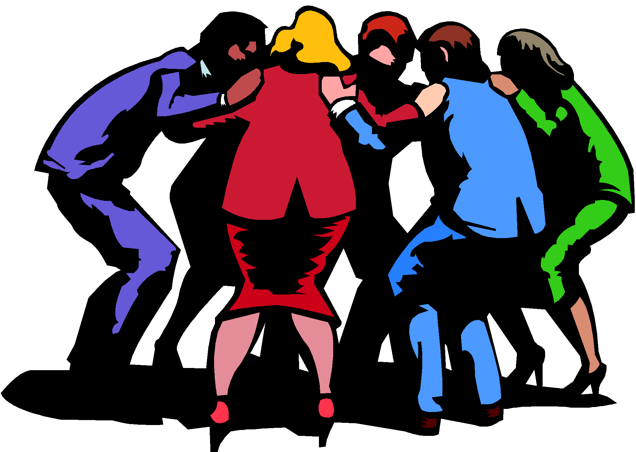 Microsoft Clipart Project Manager - Stand Meeting Clip Art (2044x1440)