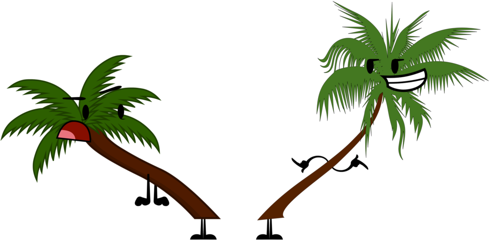 Coconut Tree By Aarenanimations - Let It Snow Elsewhere Greeting Cards (1024x729)