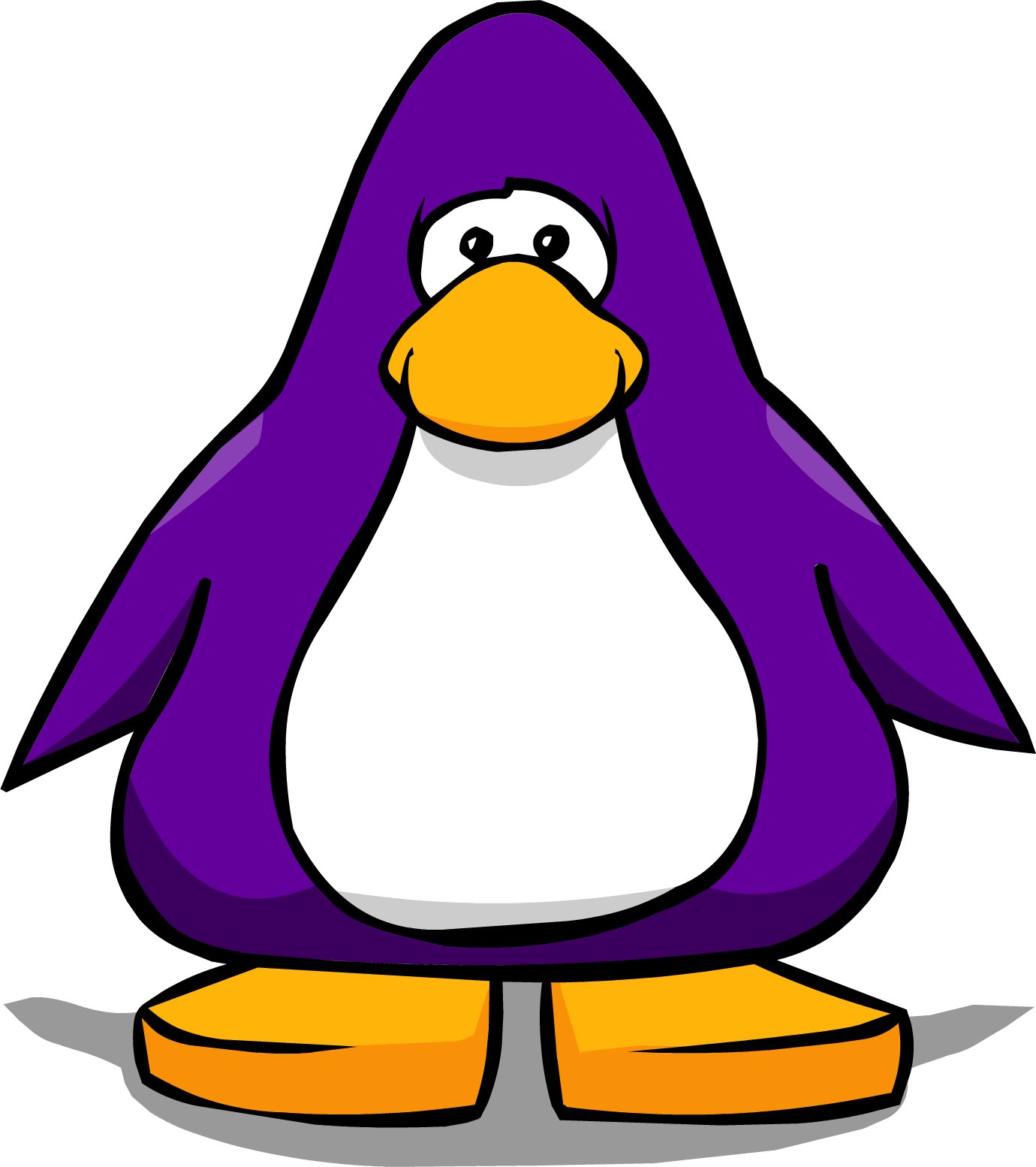 Dark Purple - Club Penguin Boa (1380x1554)