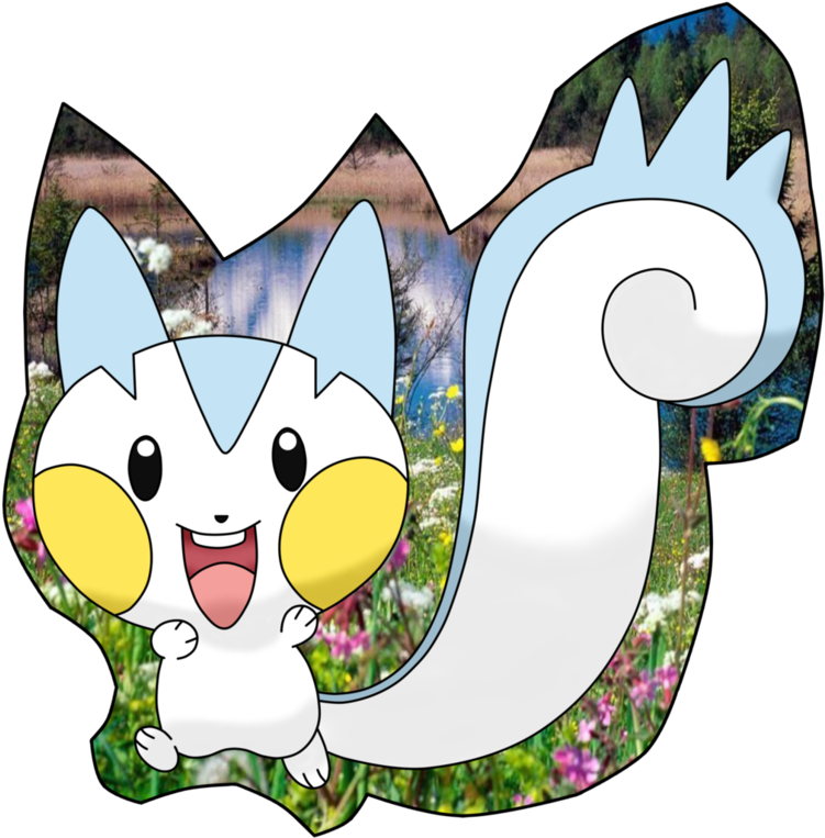 Pachirisu In The Meadow By Blazingmoe44 - Cartoon (762x1048)