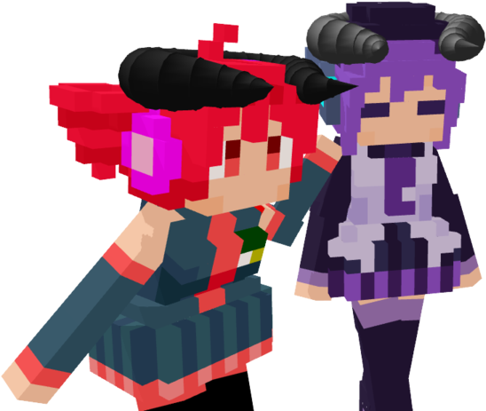 Minecraft Teto And Defoko Ox Horns By Eggrin - Action Figure (1024x553)