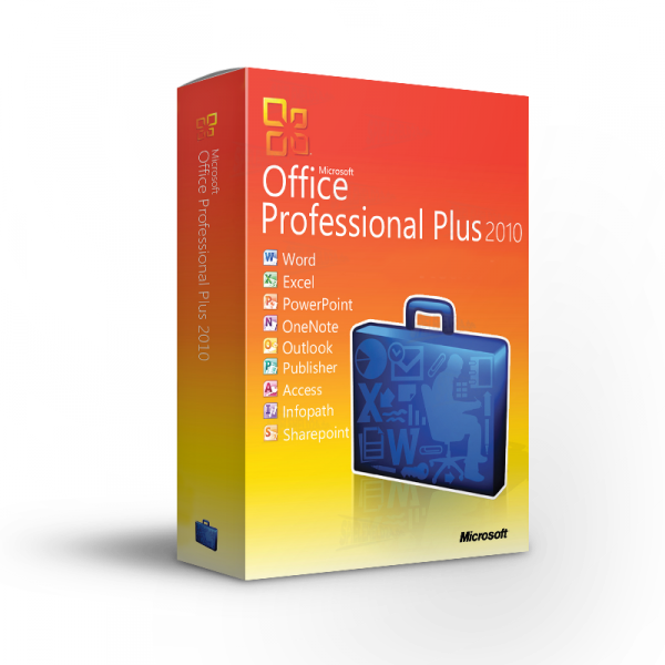 Office Professional - Microsoft Office 2010 Professional Plus (600x600)