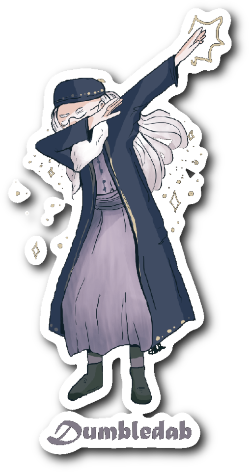 A Harry Potter Vinyl Decal Sticker - Illustration (1024x1024)