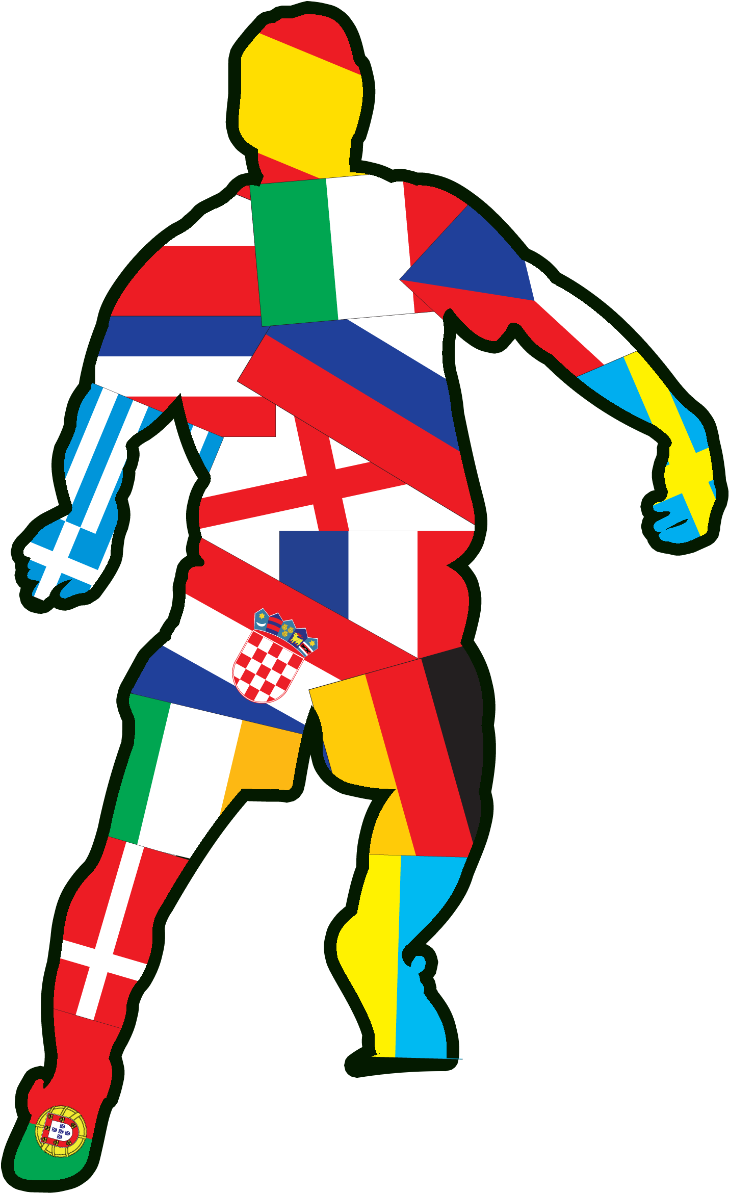 Uefa Euro 2016 Football Fifa World Cup Poster - Чемпионат Мира По Футболу (2376x3154)