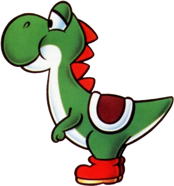 I Sat Down One Day And Looked At My Clay Trying To - Yoshi Super Mario World (369x400)