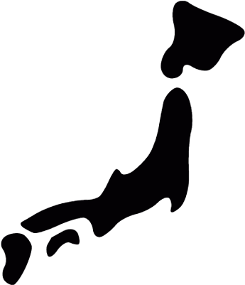 Japan Map Vector - Japan Map Icon (400x400)