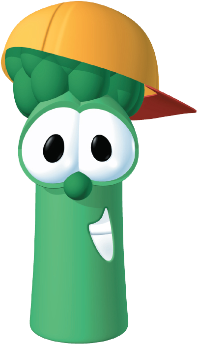 Gallery - Veggie Tales Junior Asparagus (620x709)