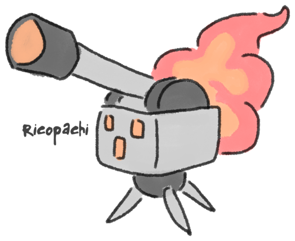 Cannon-fire By Tsunfished - Cartoon (600x491)