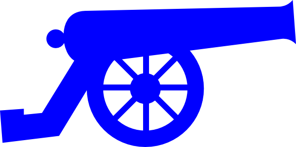 Cannon - Clipart - Cannon Clip Art (600x299)