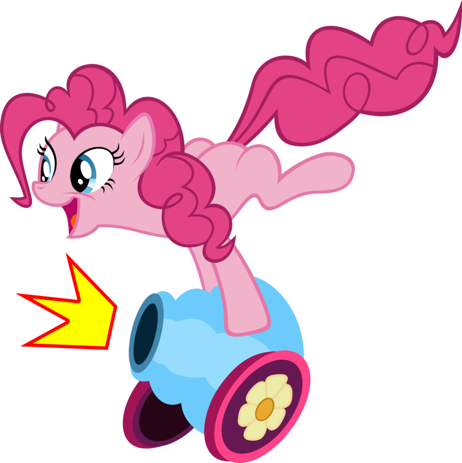 Pinkie Pie Party Cannon Vector By Hombre0 - Pinkie Pie Party Cannon (900x902)