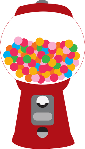 Club Penguin Clip Art - Bubble Gum Candy Clipart (900x1579)