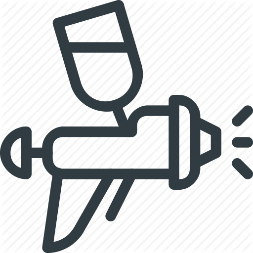 Car Icons Painting - Spray Paint Gun Png (512x512)