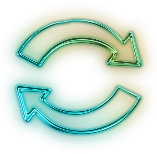 Computer Icons Arrow Symbol Clip Art - Glowing Green Neon Arrow Png (512x512)