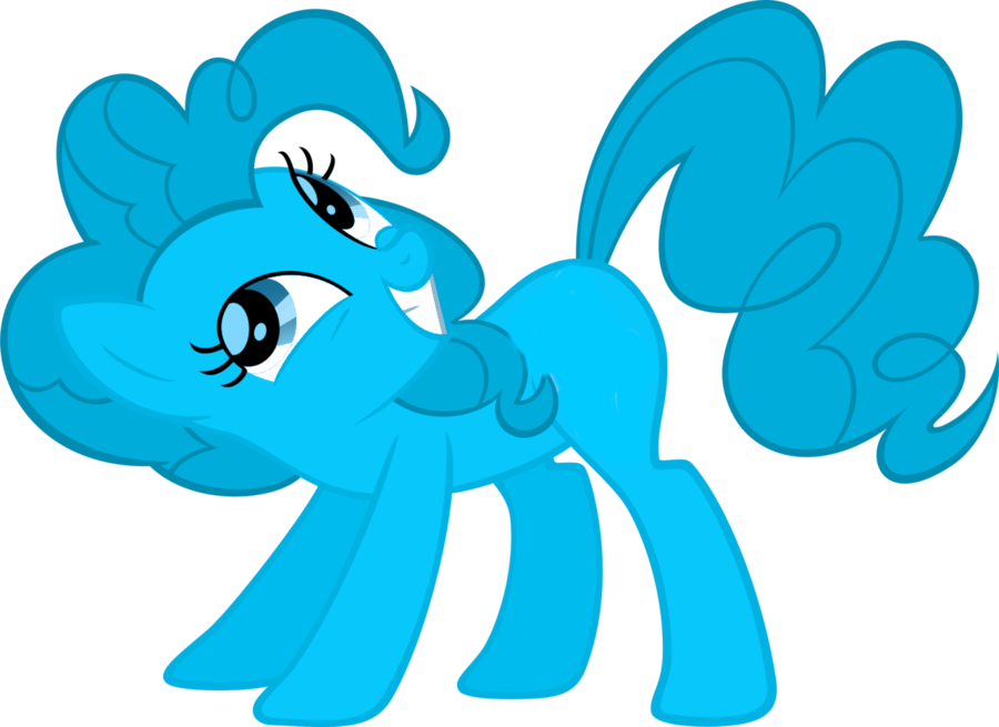 Blue Cotton - Teenage Lesbians - Pinkie Pie Vector (900x655)