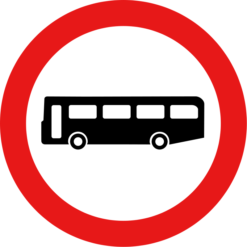 Bus Stop Stop Sign Traffic Sign Clip Art - Bus Stop Sign Vector (800x800)