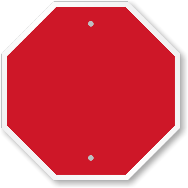 Blank Stop Sign Clip Art Btarn655c - Circle (800x800)