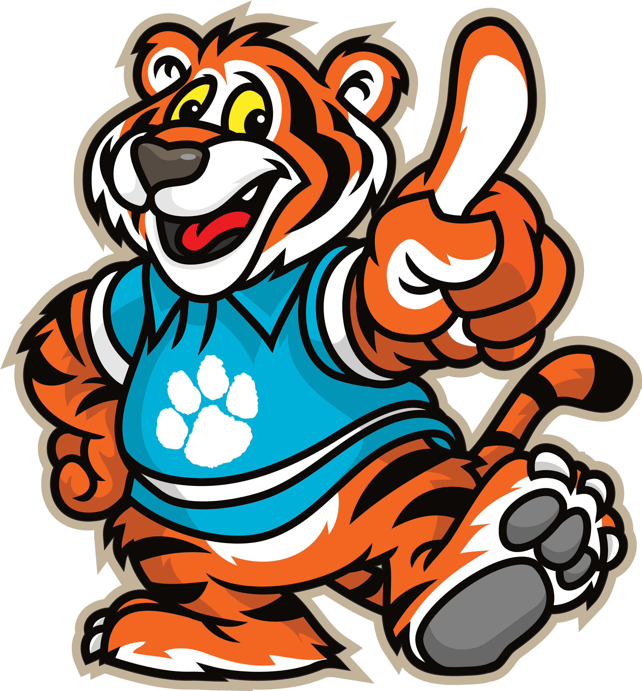 The Newman Tiger Newman Elementary - Tiger (2550x3300)