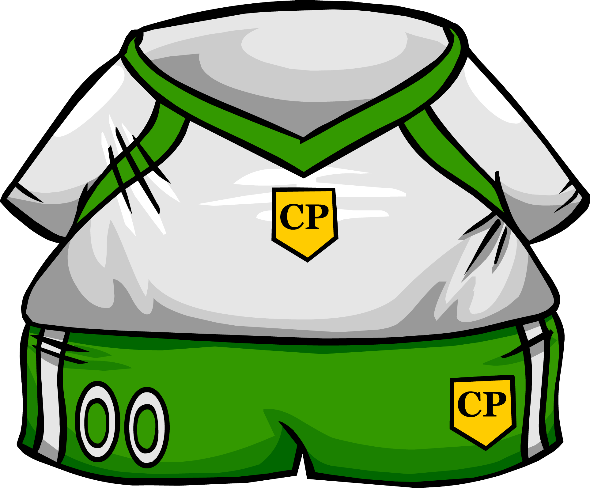 Green Away Soccer Jersey - Penguin (1926x1593)