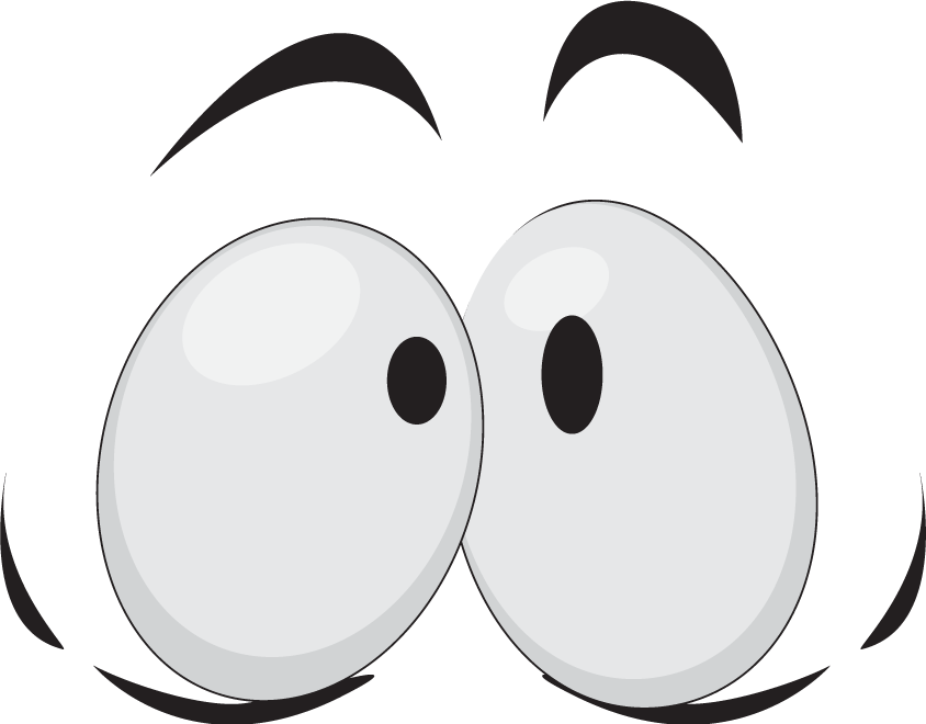 Surprised Eyes Png Clipart - Surprised Eyes Cartoon Png (844x660)