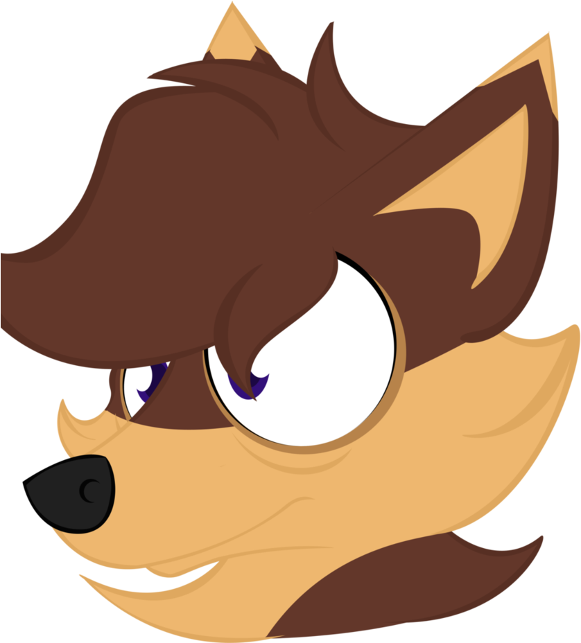 Spooked Fox/sleep Deprived - Cartoon (861x927)