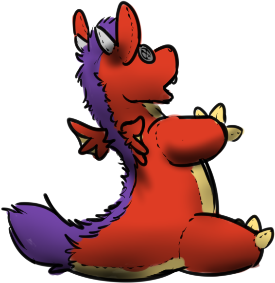 Sleep Deprived Plush Shits 18/18 Trask, The Tattle - Cartoon (600x600)