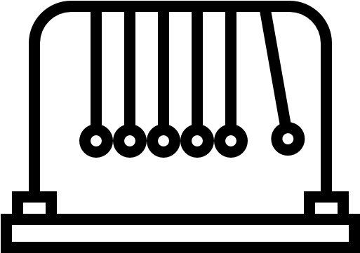 Newtons Cradle Free Icon - Energy (512x512)