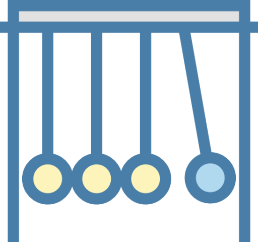 Newtons, Cradle, Ciencia Icon - Education (512x480)