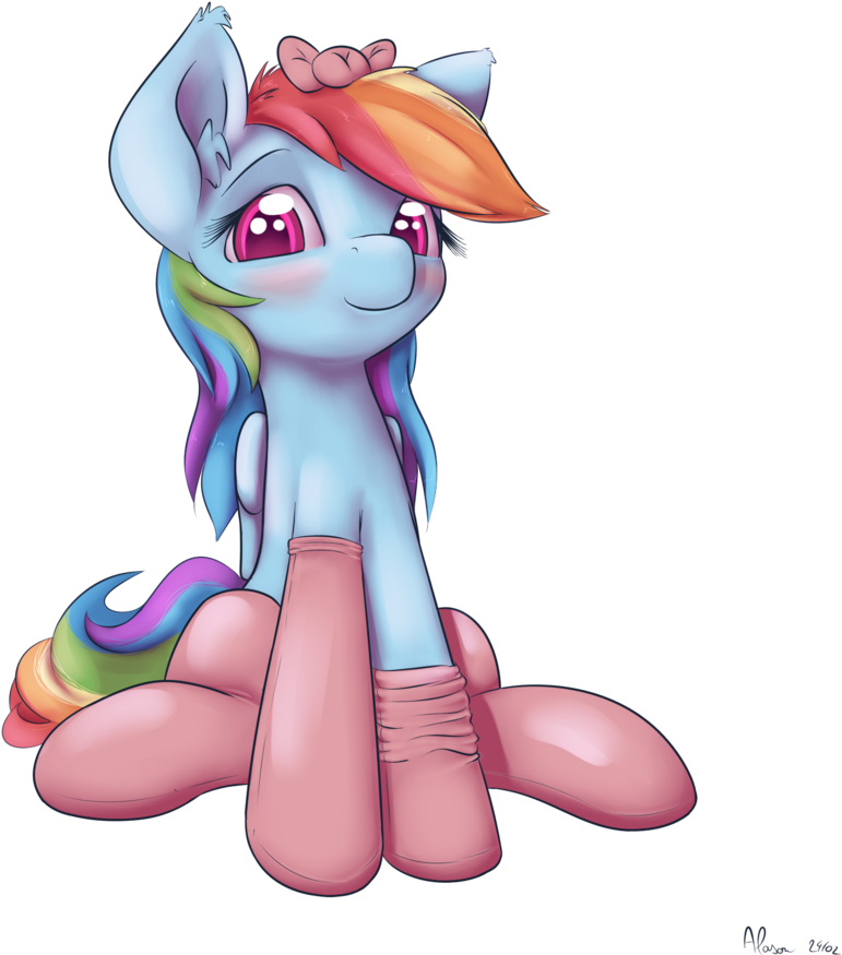 Ooc Rainbow Dash By Alasou Ooc Rainbow Dash By Alasou - Mlp Rainbow Dash Stocking (1024x996)