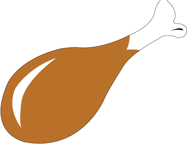 Mutton Clipart Pollo - Muslo De Pollo Caricatura (640x480)