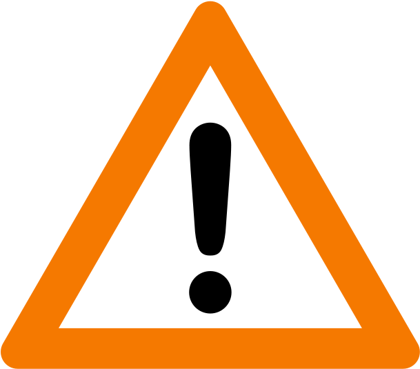 Warning Icon Clip Art At Clker - Yield Sign (628x550)
