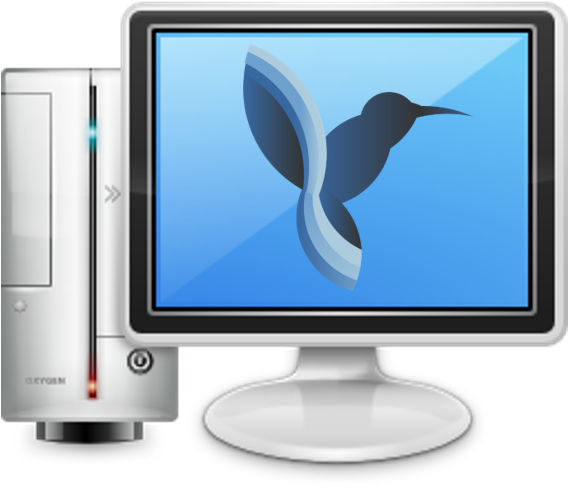 Desktop Launcher For Windows 10 Users - Ordinateur Ico (567x566)