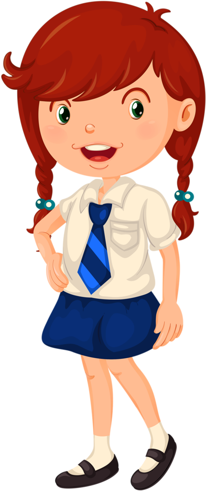 Album - Cartoon Girl In A School Dress (471x1024)