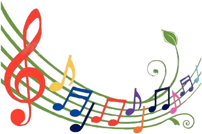 Kccn Invites New And "old" Members To The End Of Summer - Colorful Musical Notes (800x567)